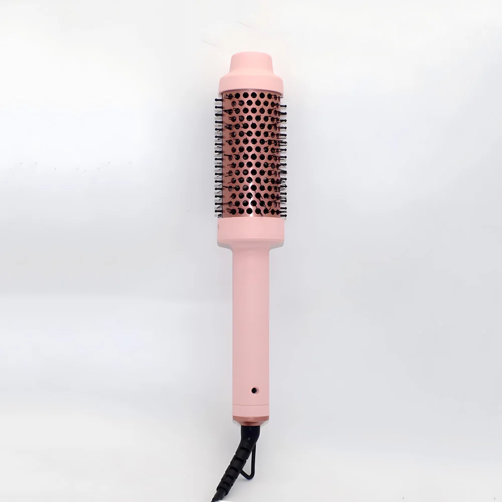 45mm 220C Double PTC High Temperature Temperature Adjustable Thermal Hot Brush Round Brush Ceramic Heated Brush