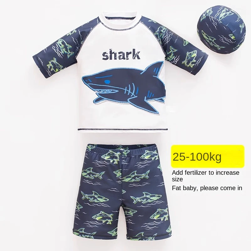 Купальники для мальчиков с коротким рукавом 3 шт.