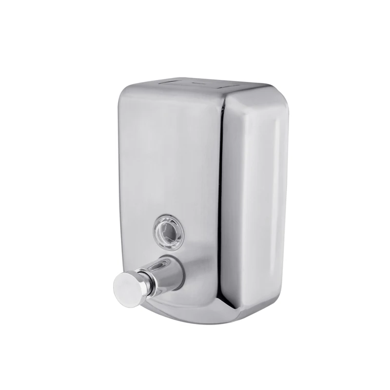 500ml China Manufacturer Wall Mounted Stainless Steel Liquid Hand Wash Manual Soap Dispenser
