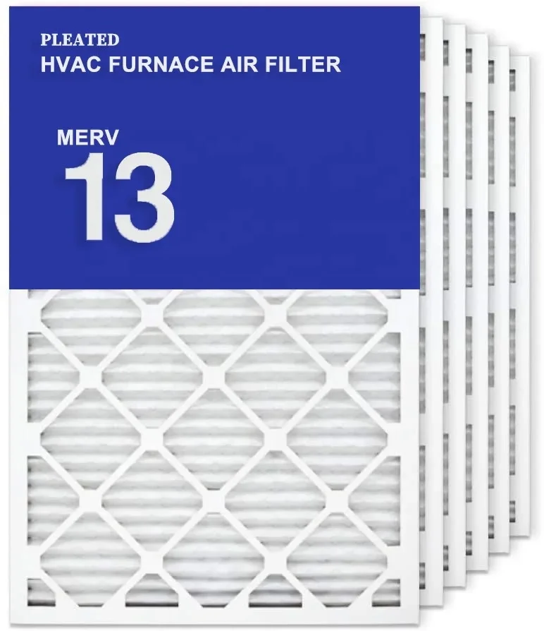 China Factory Customized 16x25x1 merv 8 11 13 ac furnace hvac pleated air filter