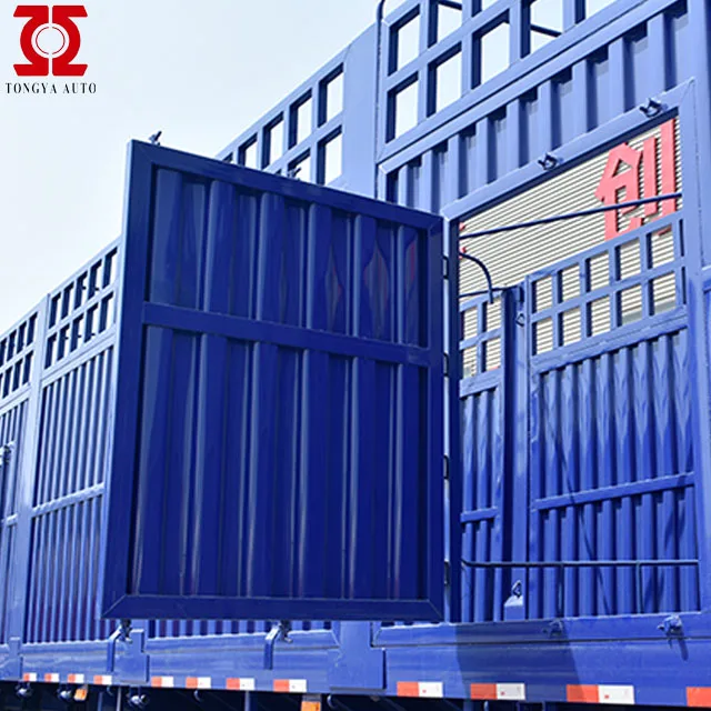 TONGYA Side Wall Open Truck Cargo transport Fence Semi Trailer