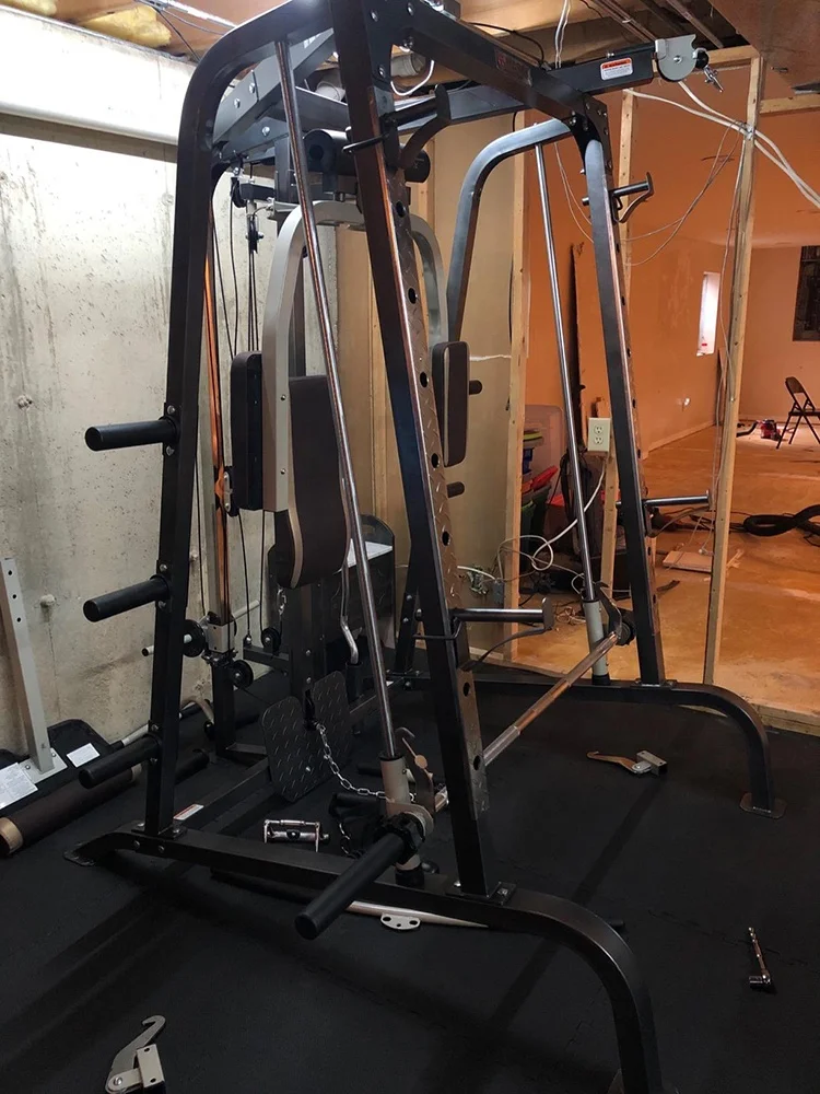 Fit Bench Fitness Equipment Home Gym 2 Side Station Multi-function Body Building Exercise Gym Equipment Machine