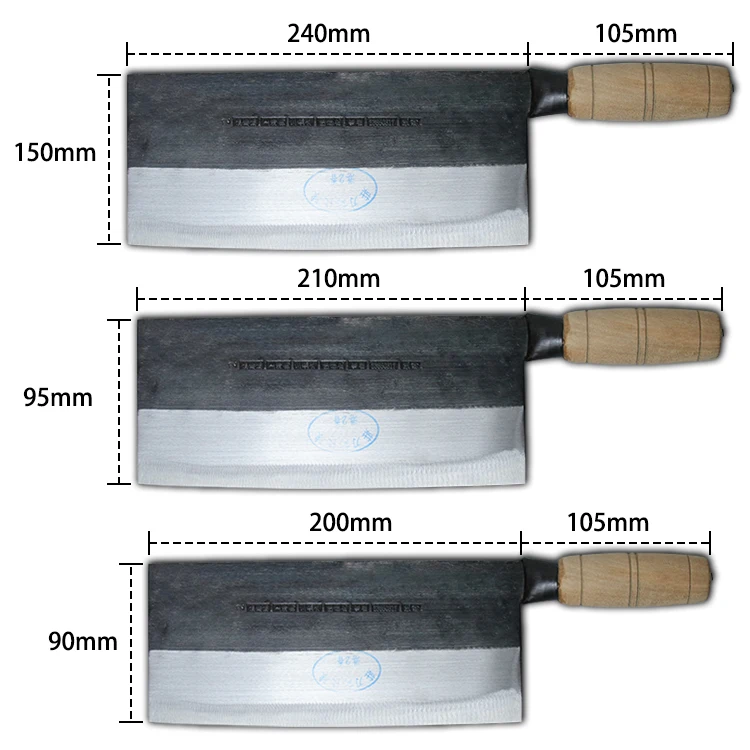 Factory Supply Chef Knife Kitchen Knife Kitchen Hand-forged Carbon Steel Chinese Home Cooking &restaurant Hotel Very Sharp