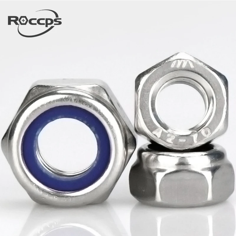 DIN982 пластиковая вставная гайка M3 nylock
