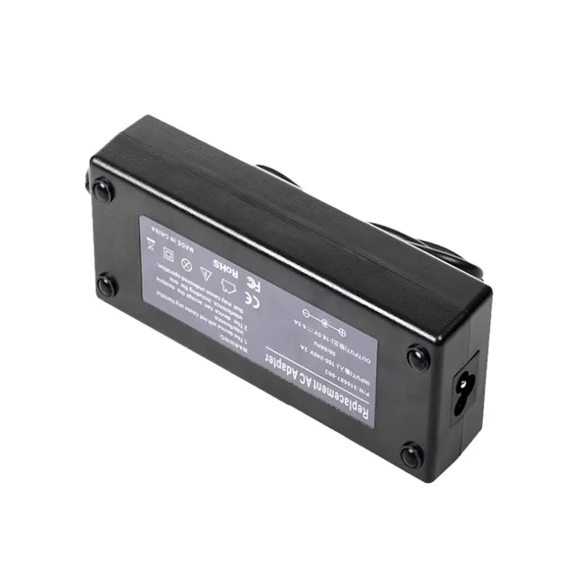 AC 100-240V to DC 12V 10A Power Supply Adapter Converter Transformer 12 Volt 10 Amp 120W with 5.5mm x 2.5mm 2.1mm DC Output Jack