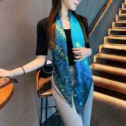 12 Mmi 110*110cm Twill Custom Digital Elegant And Advanced Printing Silk Printing Scarves