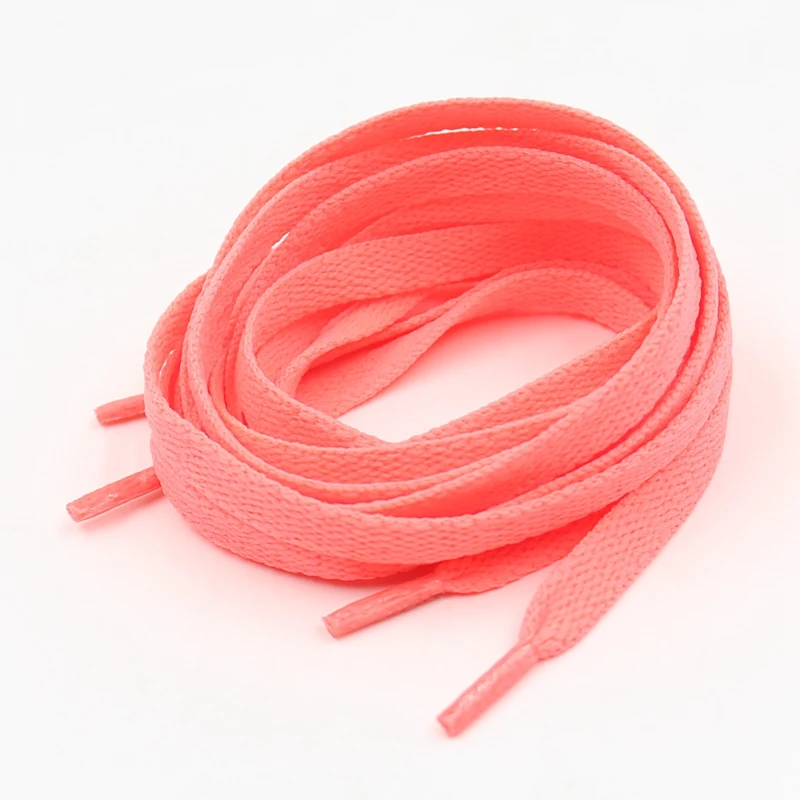 Индивидуальные яркие Ленточные шнурки, обжимные шнурки, шнурки с логотипом на заказ