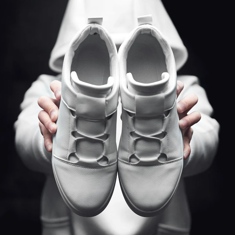 2022 All White Korean Casual Canvas Shoes Customize Walking Style Canvas Trendy Shoes