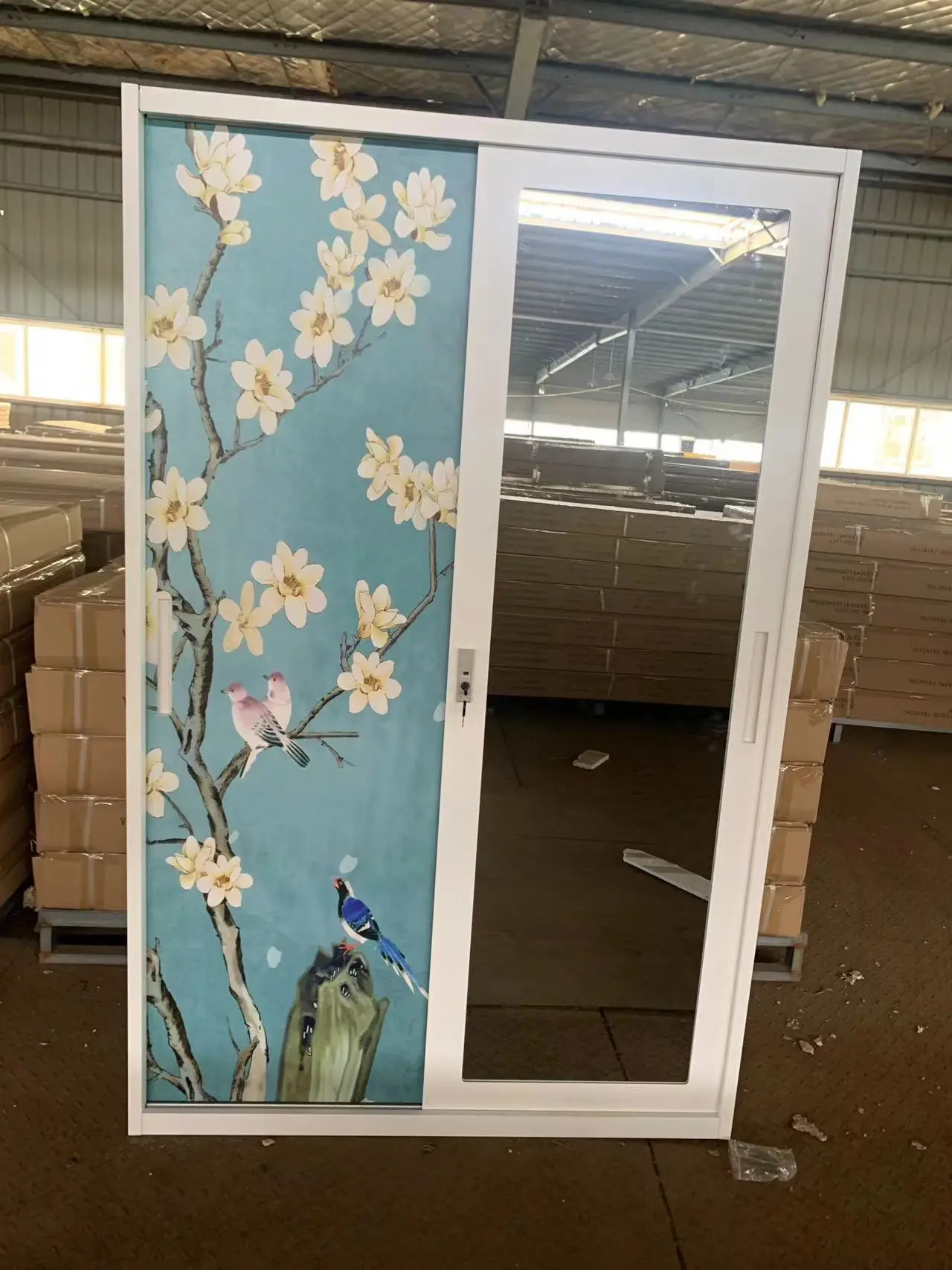 Modern Wardrobe Closet Cabinets Steel Almirah Wardrobe Sliding Door Metal Wardrobe With Dresser