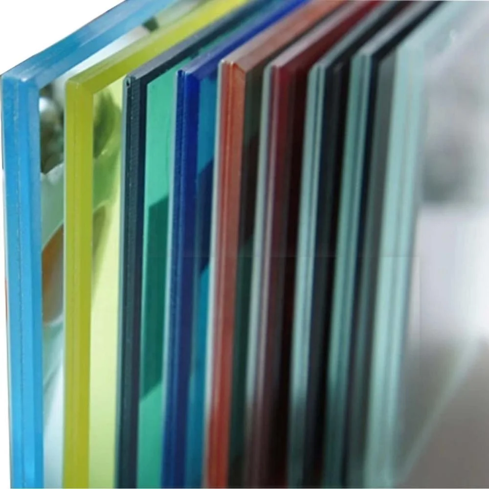 10mm Tinted Glass+ Clear PVB Film Laminated Glass