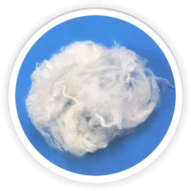 Белое волокно бамбуковое вискозное волокно