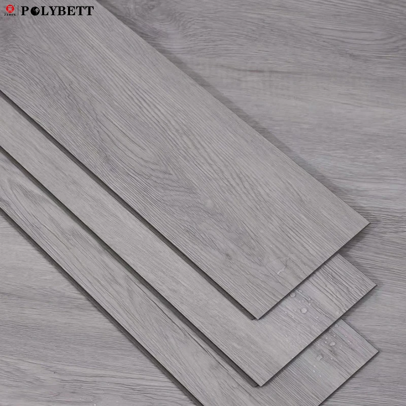 Good Quality Flexible Waterproof Grey luxury vinyl Spc plank Flooring For Commercial Sale