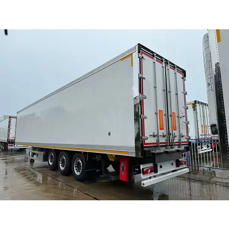 CIMC high quality Cold chain truck refrigerated trailer  3 axle 13.6M  20Celsius Frozen semi trailer refrigerated trailer