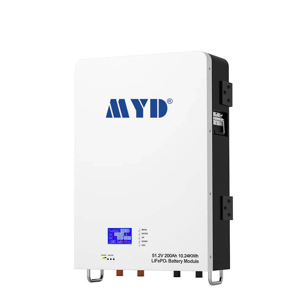 Wall mounted li-ion battery pack 48v power wall 10kwh lifepo4 replace lithium battery pack