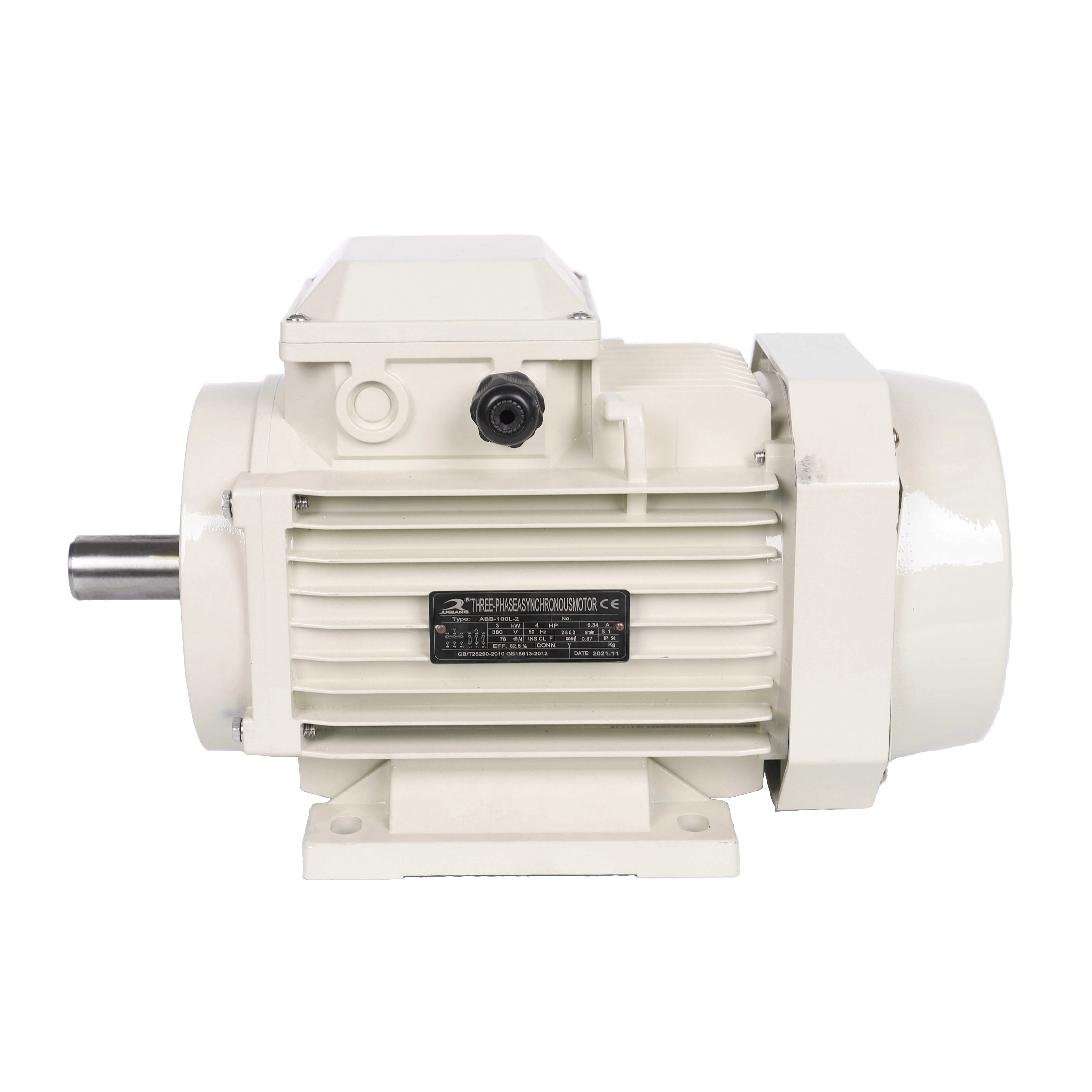 JuQiang High efficiency ABB series three-phase asynchronous motor/motor aluminum case material 0.37KW-11KW