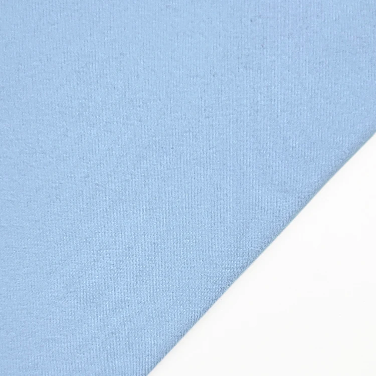 Hot Sale Stretch Knitted Ribbed Cotton Fabric For Kids, Soft Hand Feel Solid Bamboo 1*1 Rib Fabric/