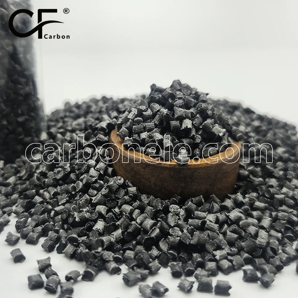 Virgin 60% Carbon Fiber Reinforced Polypropylene Recycled PP CF60 Plastic Pellets CF60-PP Raw Material Manufacturer