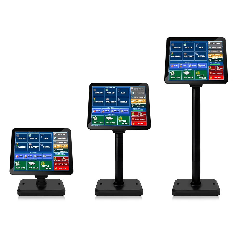 Доступное Превосходное качество Новый 10-дюймовый ЖК-дисплей для клиента usb pos монитор Полюс дисплей