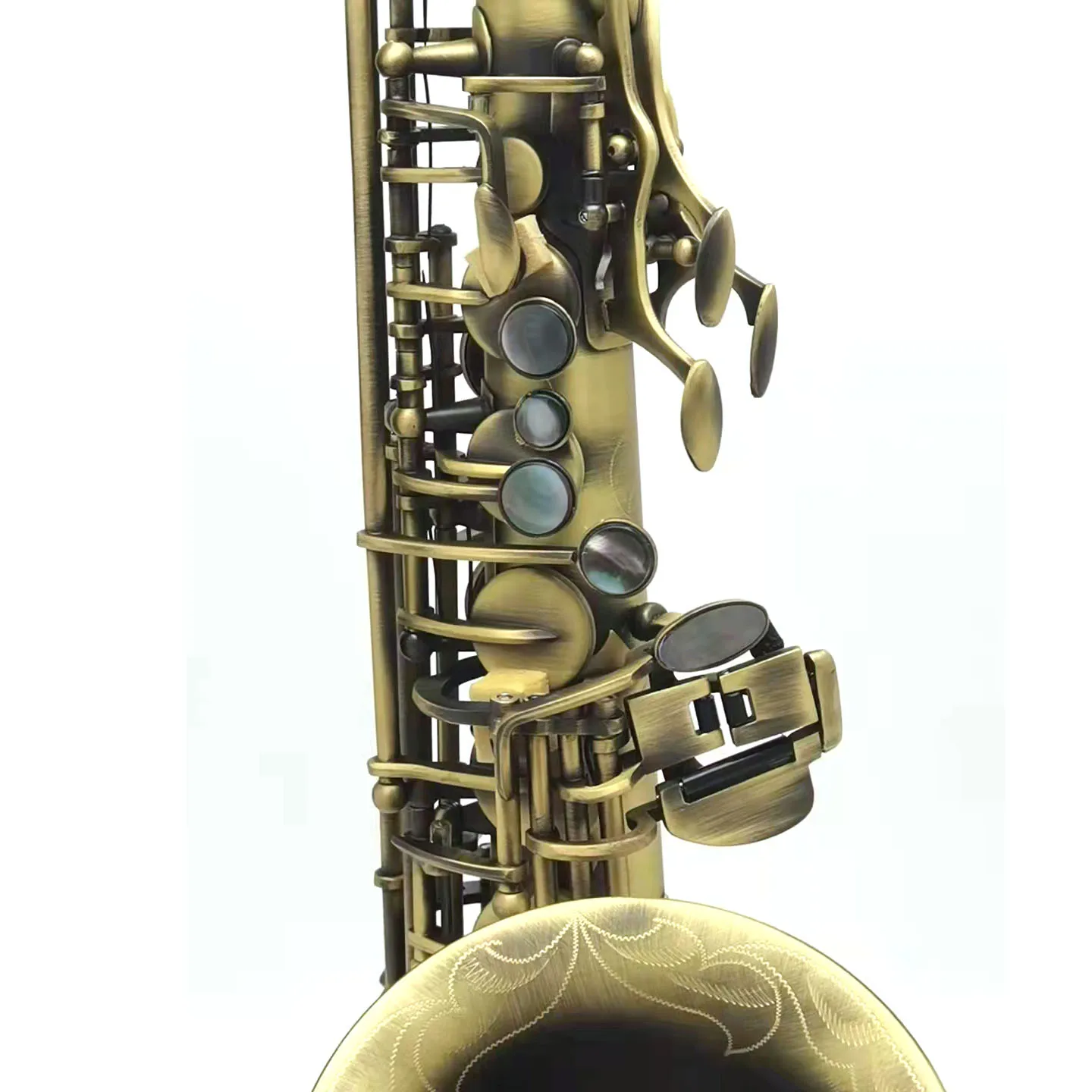 Factory directly selling students model yellow brass antique copper alto saxophone