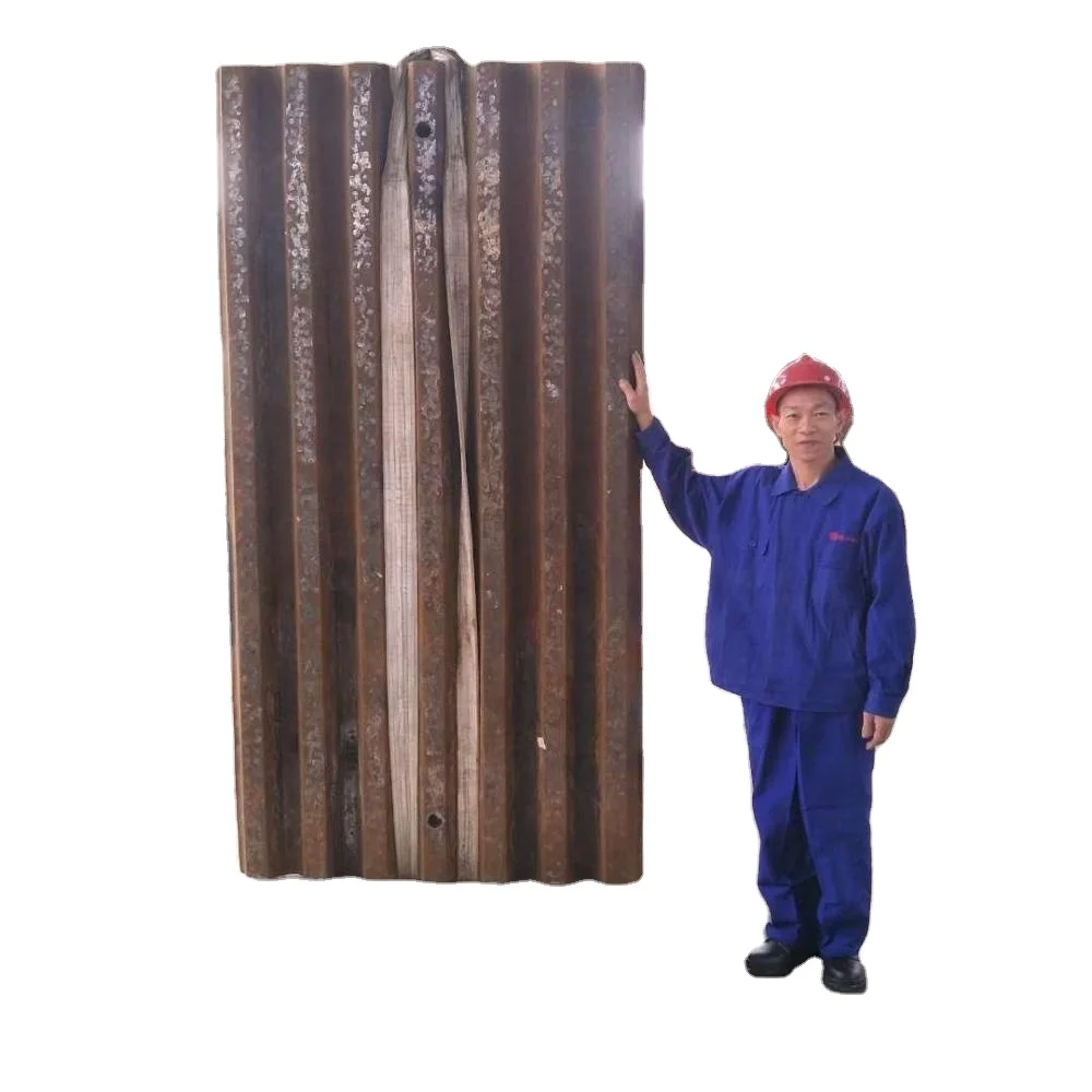good performance OEM jaw plate tooth plate with alloy inserted bar for jaw crusher Casting Parts
