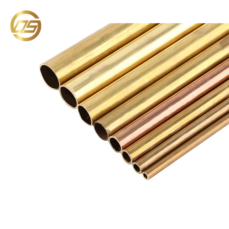 Hot Selling Brass Copper Tube 99.99 Copper Pipes H58 H60 H62 H63 H65 H68 H70 H80 H90 C35600 C27000