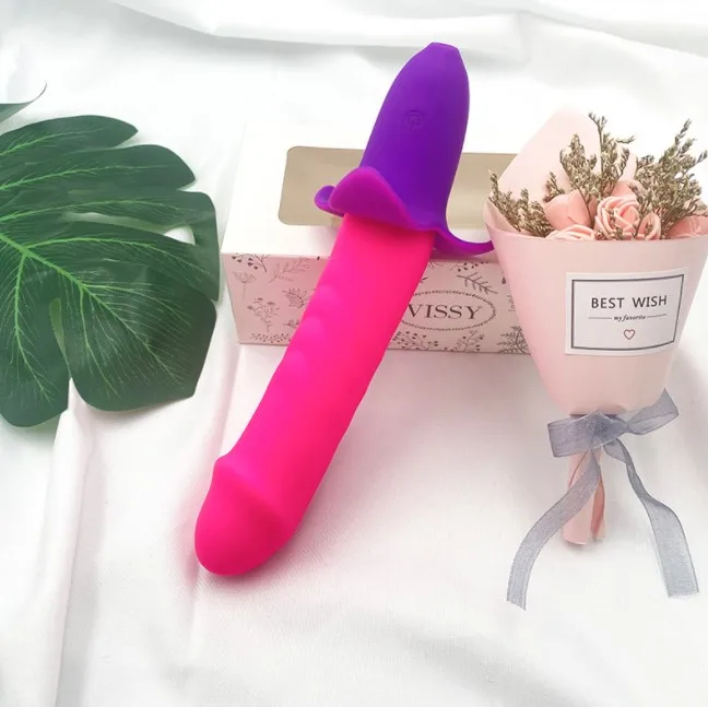 Adult Toy Pulse Banana Dildo Female Masturbating Vibrator G Spot Clitoris Stimulate Waterproof Big Banana Sex Toys for Women