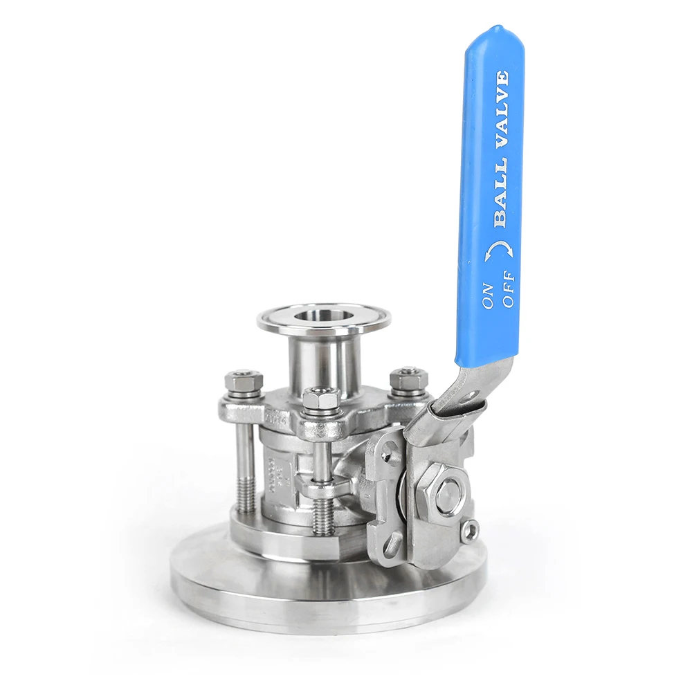 SMS standard stainless steel sanitary manual tank bottom ball