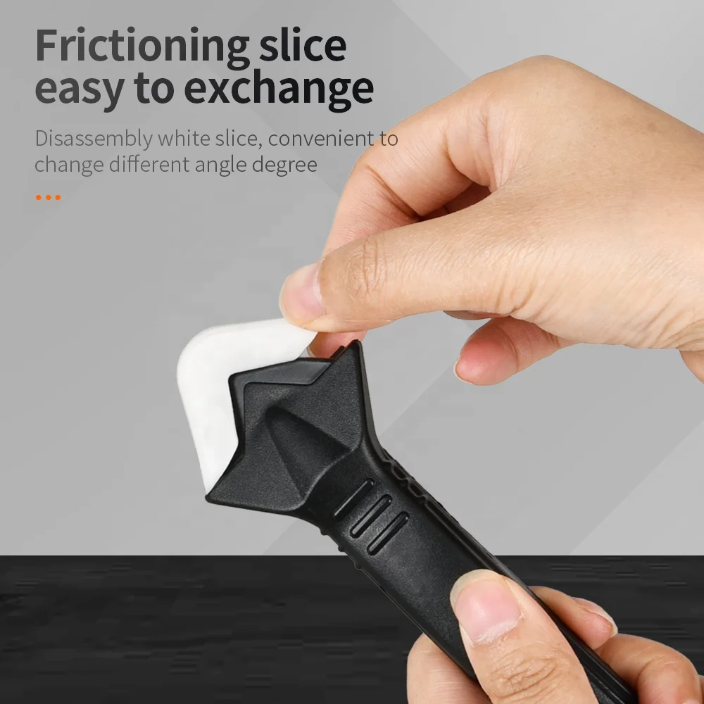 5 in 1 Silicone Sealant Grout Removal Tool Stainless Steel head Caulking Tools