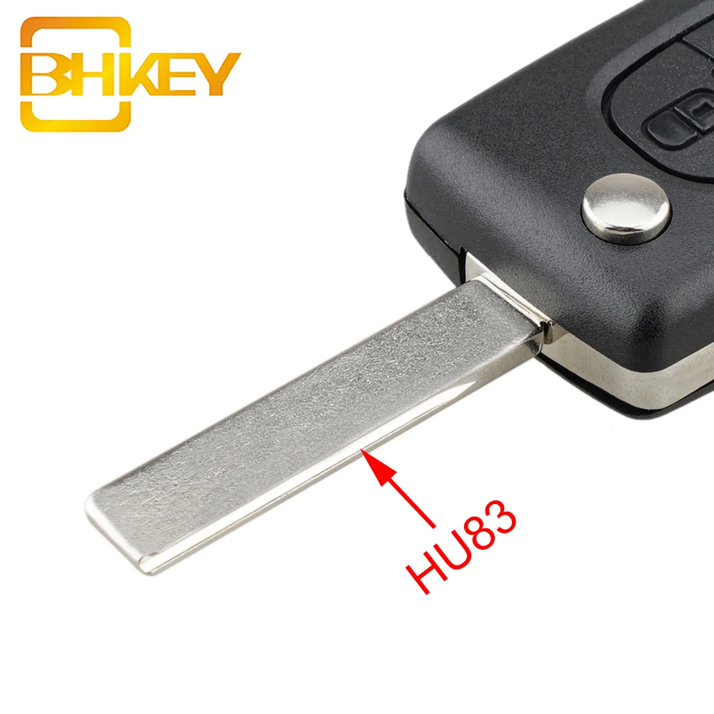  Чехол-книжка для автомобильного ключа с 2 кнопками Peugeot 207 307 308 Citroen C2 C3 C4 C5 C6