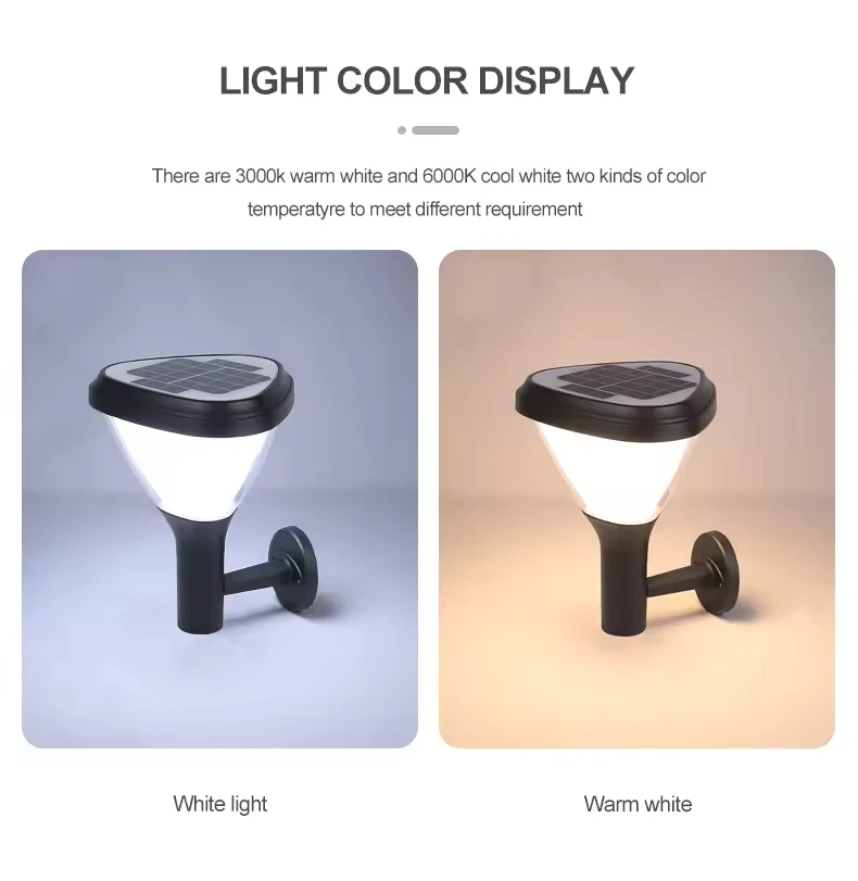 Outdoor Solar Panel Wall light Street Garden Decoration Solar lamps outdoor LED Lights energy saving lamp garden lights