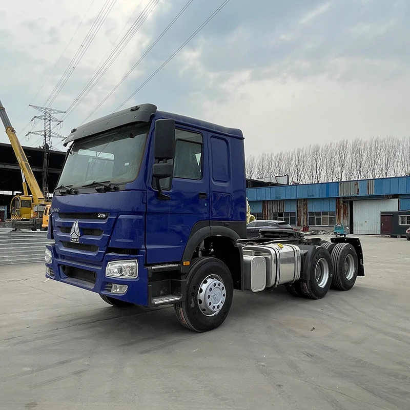 sinotruk howo 6X4 diesel tractor truck 371 hp heavy duty tractor for sale