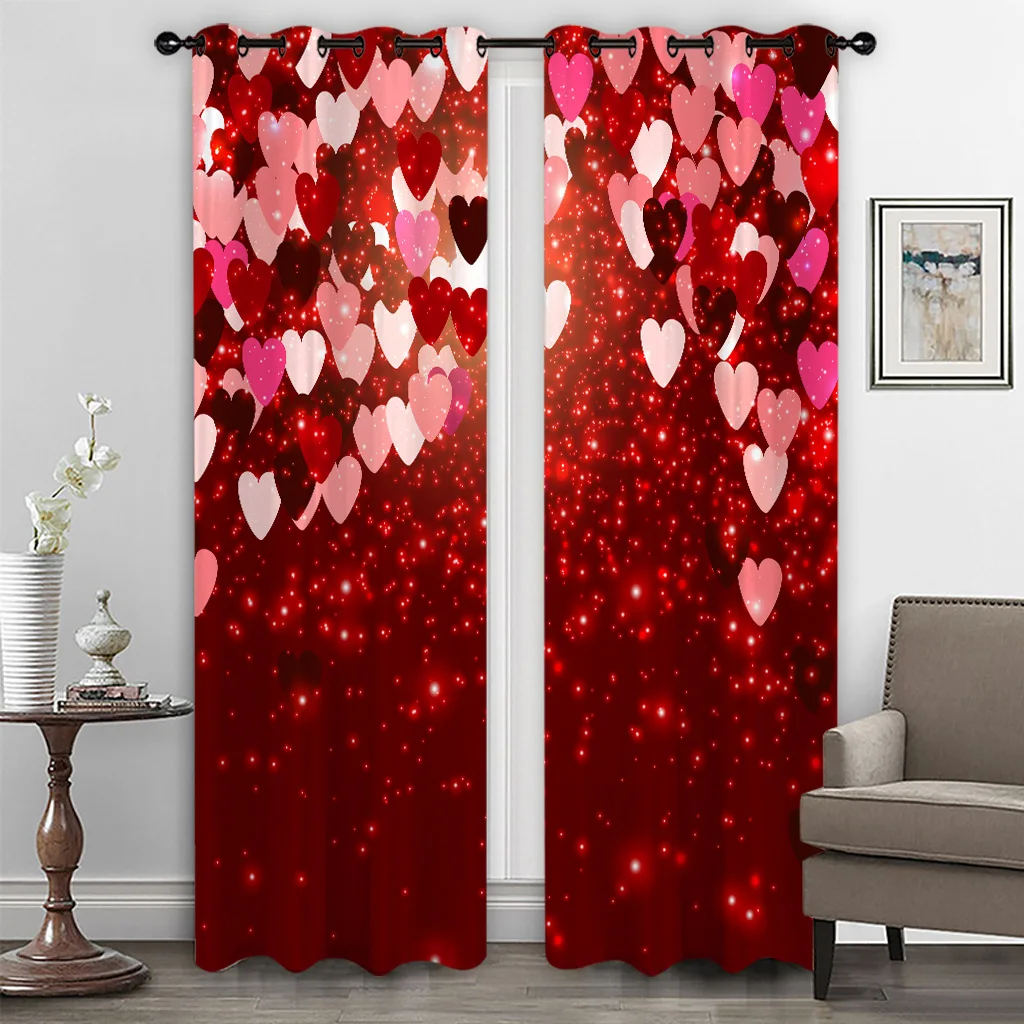 Ready Made European Street View Alley Polyester 3d Landscape Floral Photo Designer Print Curtain For The Living Room