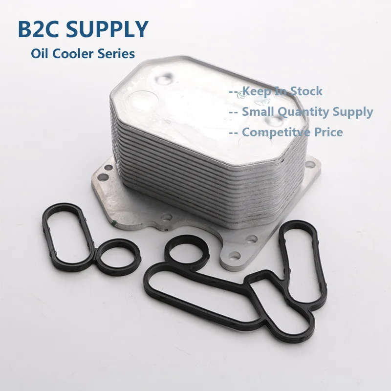 Aluminum Transmission Engine Oil Cooler Kit W/ Oil Filter Assembly for 2007522 / 1829129