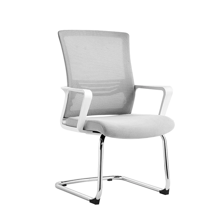 Стул для посетителей с пластиковой спинкой офисная мебель стул офиса стулья из ткани без колес