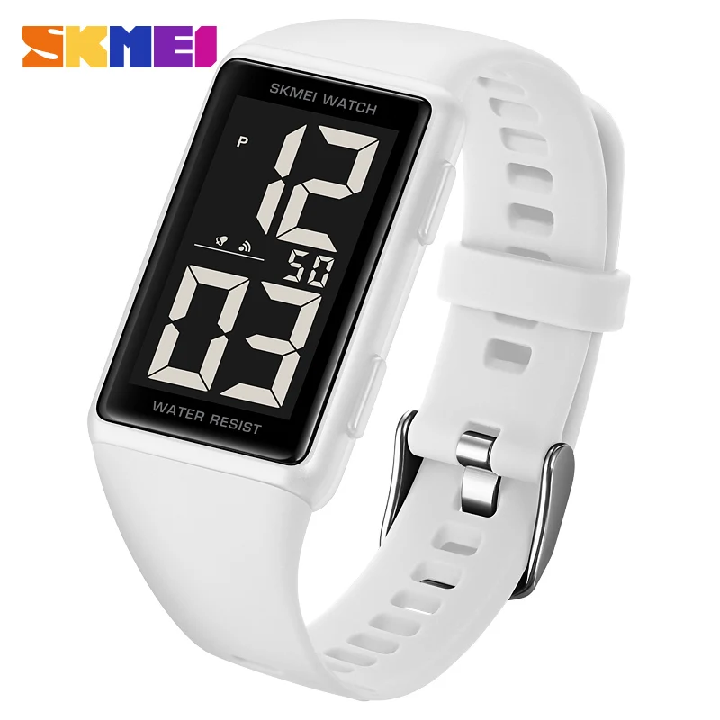 Skmei 1862 Digital chronograph watches Touch Screen Silicone Strap Wrist LED watch for men women