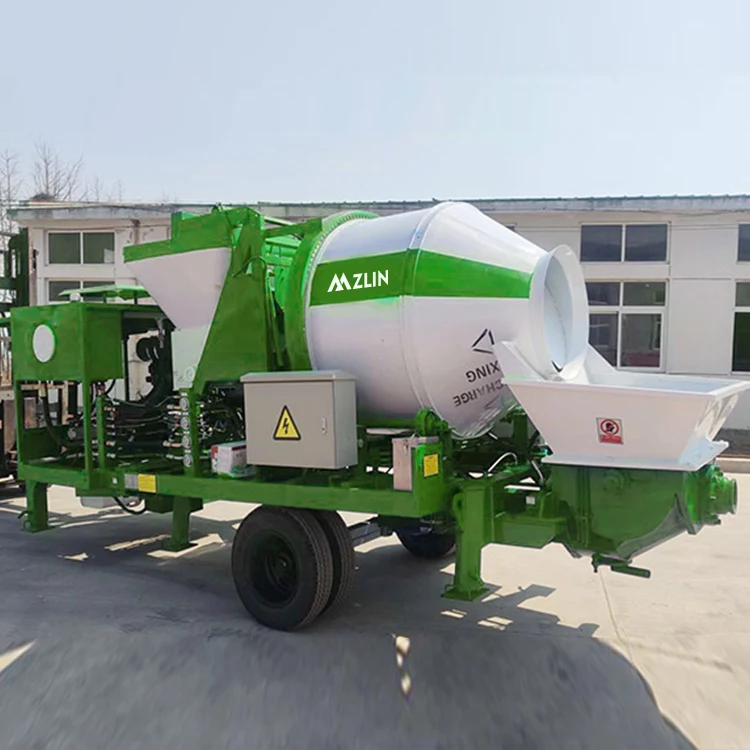 Дизельный бетоносмеситель Ready Mix JBS40R с насосом
