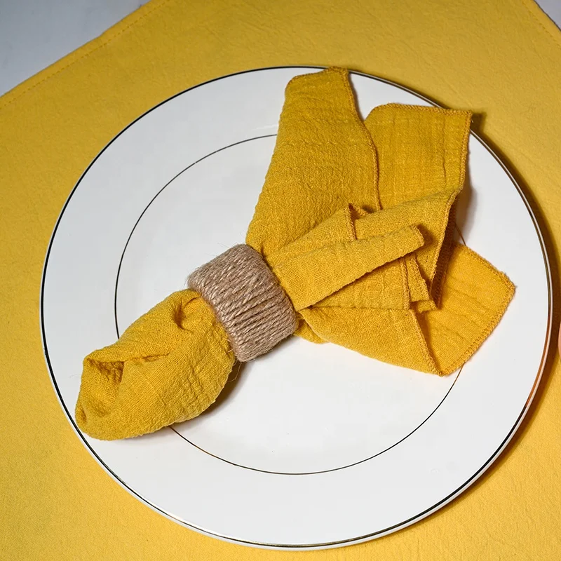 Restaurant Gauze Cheesecloth Table Napkins Cloth Towel for Wedding