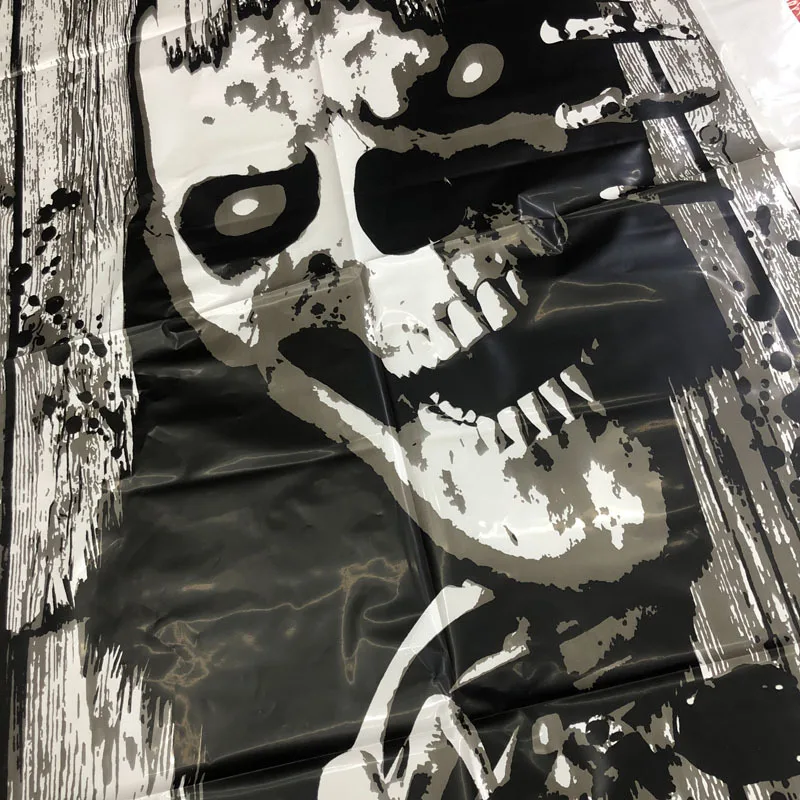 
New coming customized party fancy scare items halloween bloody door cover 