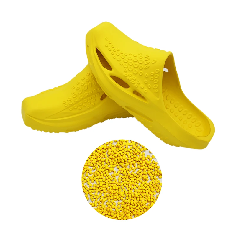 EVA Granules Foaming Resin EVA Raw Plastic Material Manufacturers Eva Shoes Sole Material Granules