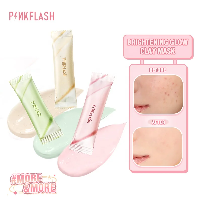 PINKFLASH PF-SC03 Face Skin Care Cleansing Mask Purifying Clay Cream Face Mud Mask Stick