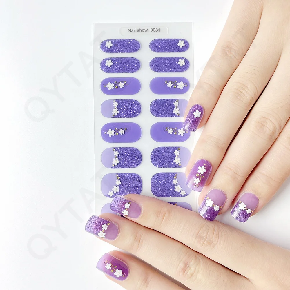Factory Price Customized Design OEM/ODM Gel Shinning Polish Nail Sticker