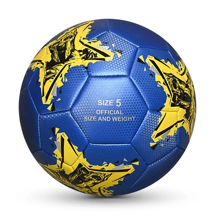 High Quality Team Size 5 Football Ball Customized Logo Soccer Ball with Mesh Pattern TPU Leather for Training Promotional Use