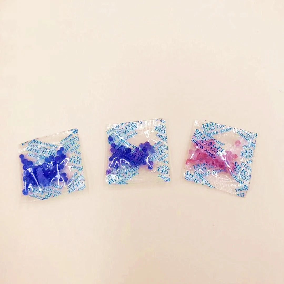 Hot selling color change blue to pink humidity absorbent silica gel desiccant for product drying