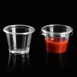 Одноразовая прозрачная чашка для дегустации домашних животных, 3 унции, для сока, напитков