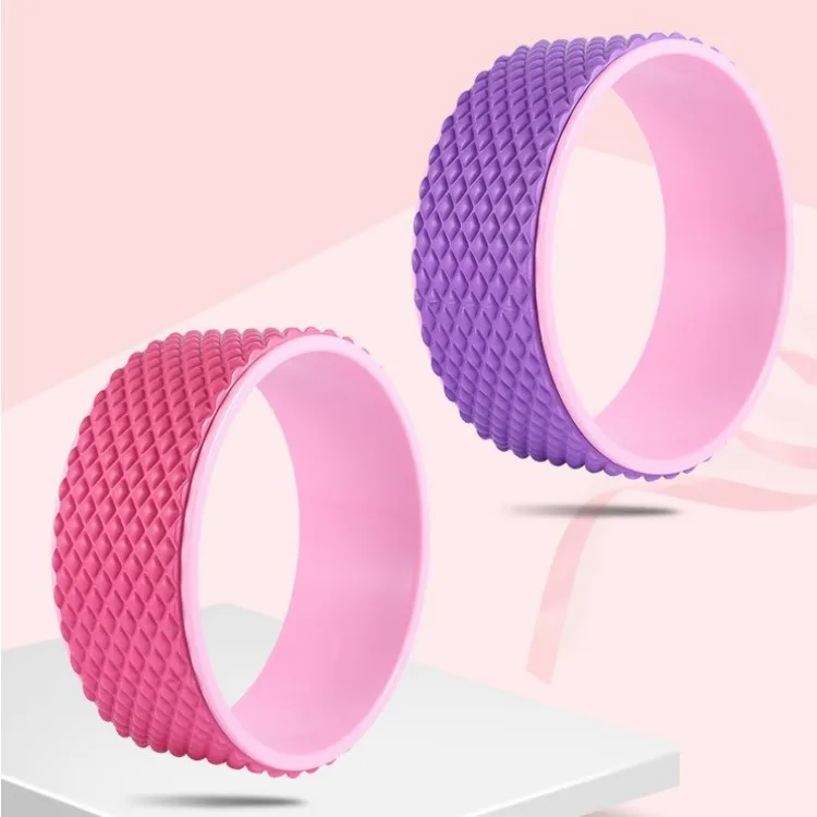 Custom Indoor Pilates  eco friendly ABS+TPE massage Yoga Wheel