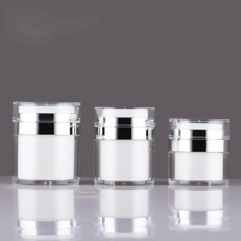30g 50g Cosmetic Jars Plastic Squeeze Bottles Empty Cosmetic Airless Cream Jars