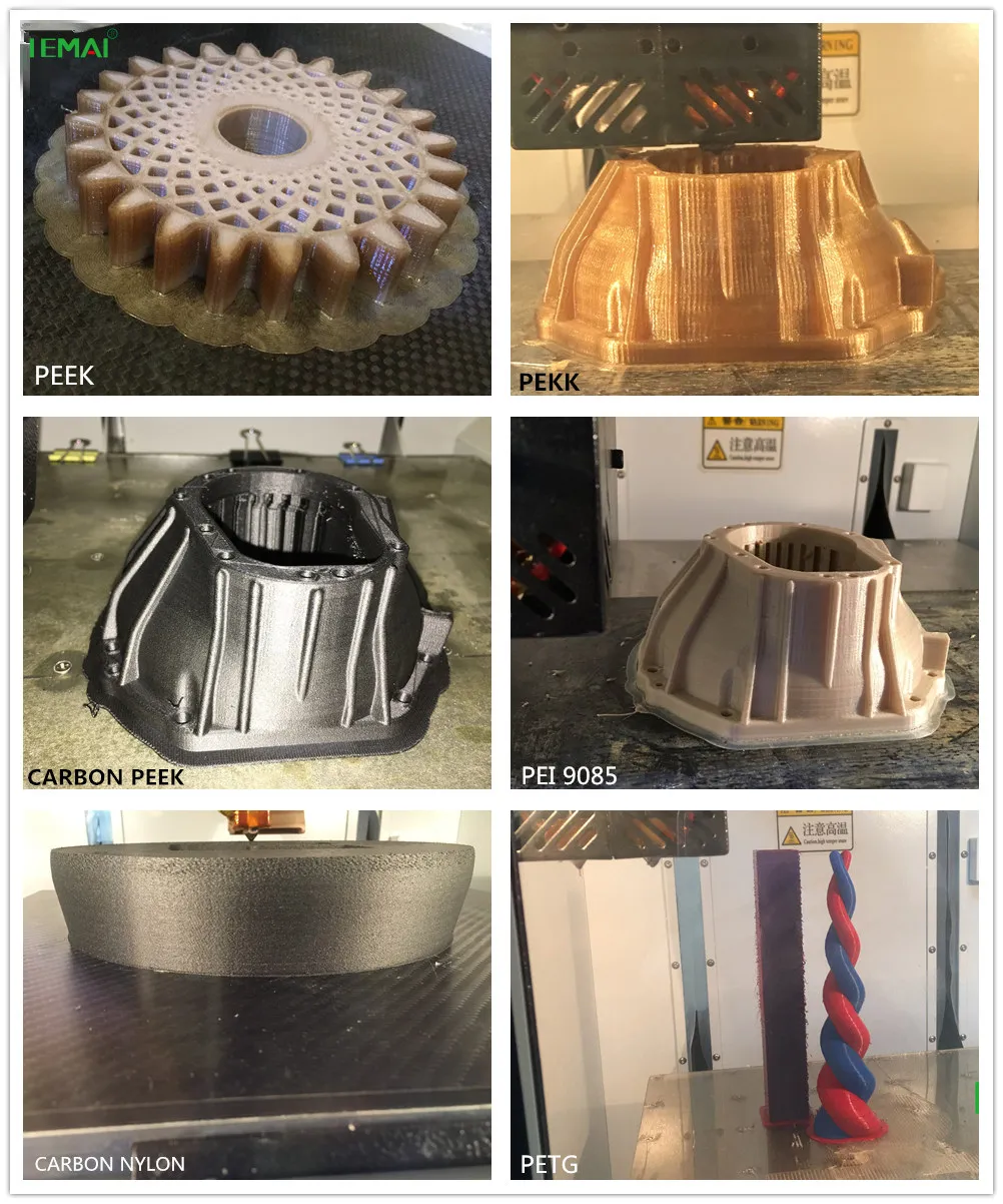IEMAI Brand Hot Selling FDM 3D Printer PEEK PEKK ABS PETG 3D Printer For Industrial Moulding Prototype