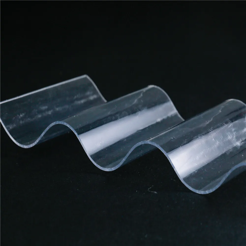 
high-end Corrugated Polycarbonate PC Sheet impact resistance durable unti UV thermal insulation virgin material Versatile unique 