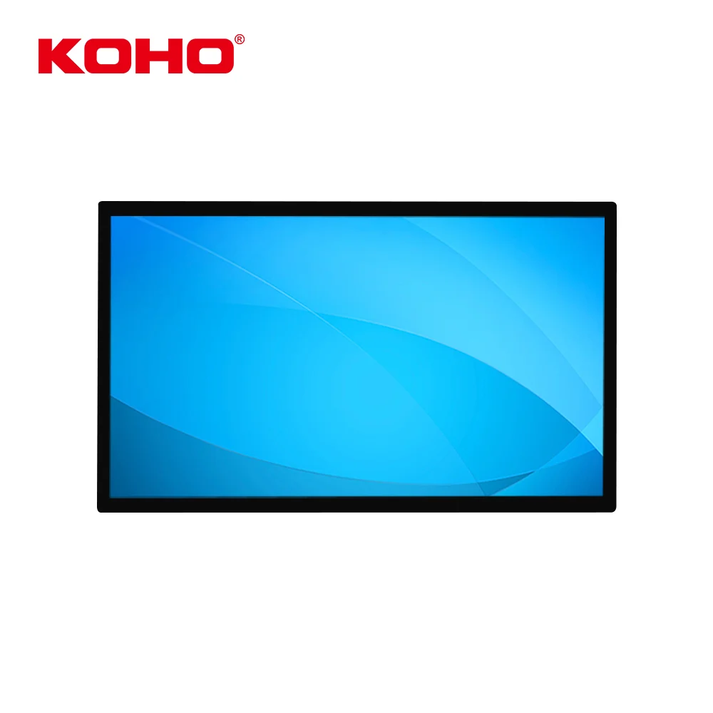 55 inch wall mounted LCD display with android system factory supply large touch panel