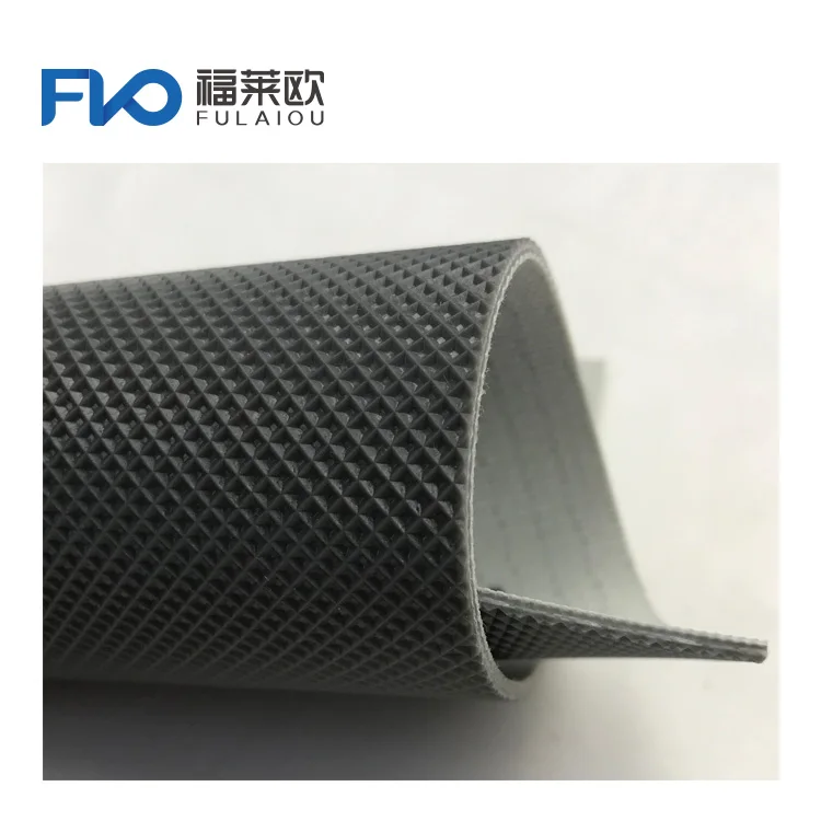 2.0 mm pvc Lattice conveyor belt for Airport,Logistic and Textile industry